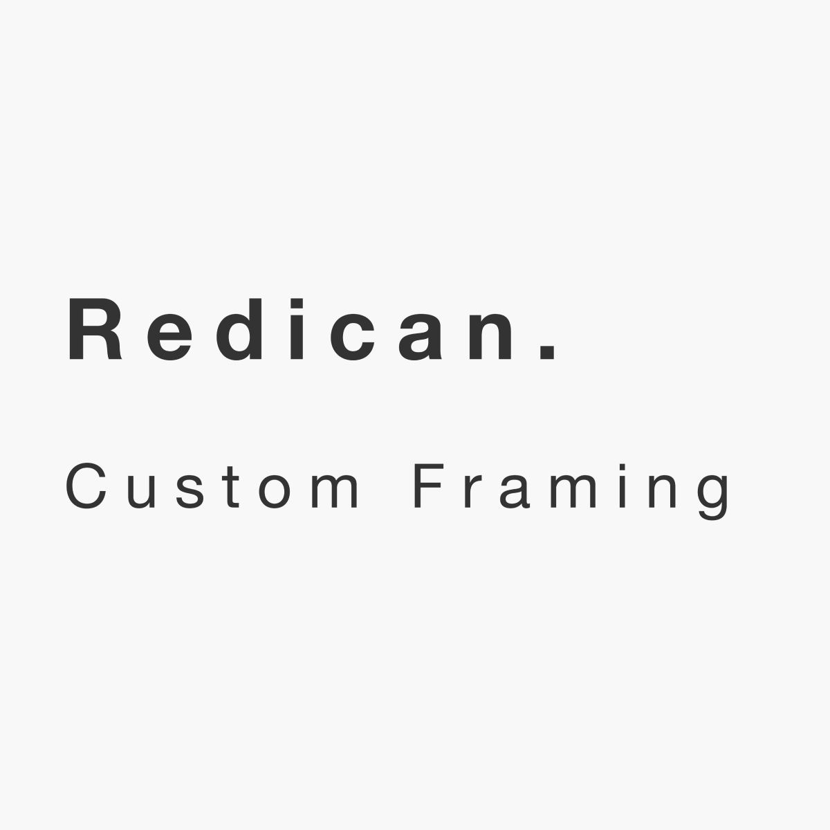 Redican Framing Logotype